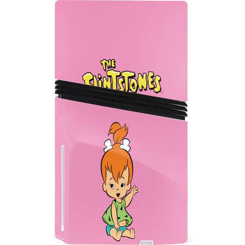 The Flinstones Pebbles Flintstone PS5 Pro Disk Console Skin