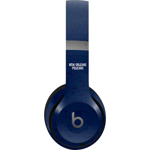 NBA New Orleans Pelicans Distressed Beats Solo 4 Wireless Headphones Skin