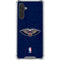 NBA New Orleans Pelicans Distressed Galaxy A17 Clear Case