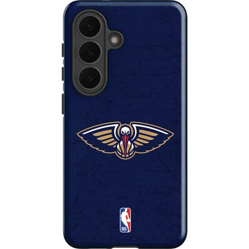 NBA New Orleans Pelicans Distressed Galaxy S26 Plus Impact Case