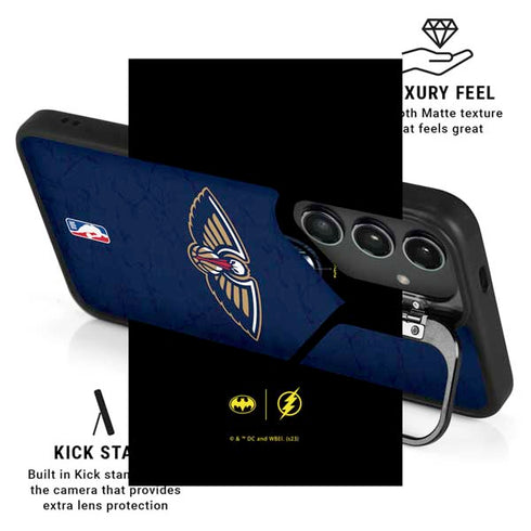NBA New Orleans Pelicans Distressed Galaxy S26 Ultra Kickstand Case