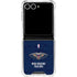 NBA New Orleans Pelicans Distressed Galaxy Z Flip7 Clear Case