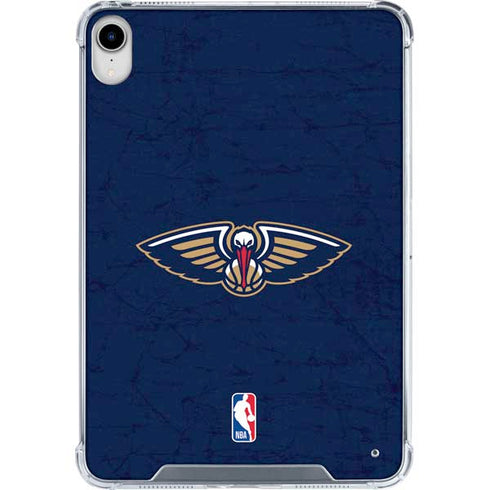 NBA New Orleans Pelicans Distressed iPad 11th Gen (2025) Clear Case