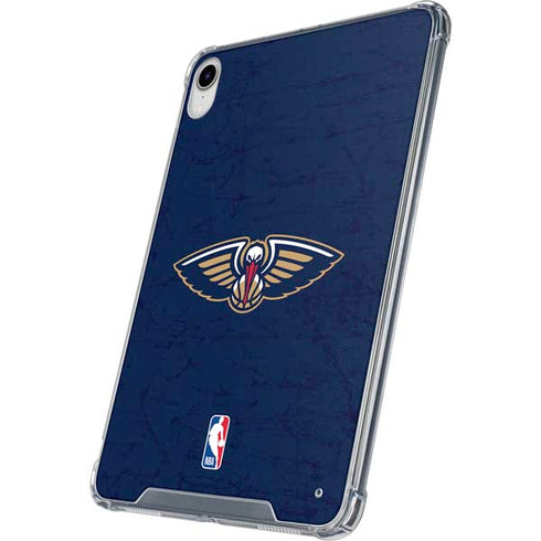 NBA New Orleans Pelicans Distressed iPad 11th Gen (2025) Clear Case