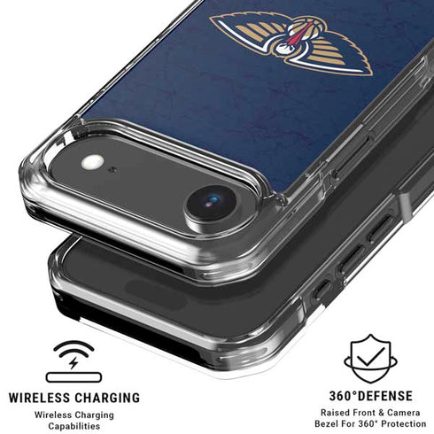 NBA New Orleans Pelicans Distressed iPhone 17 Air MagSafe Case