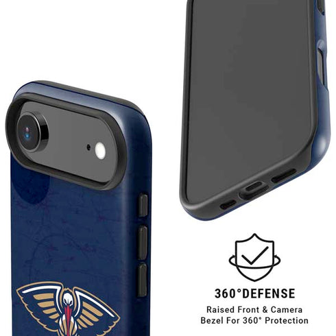 NBA New Orleans Pelicans Distressed iPhone 17 Air Magsafe Impact Case