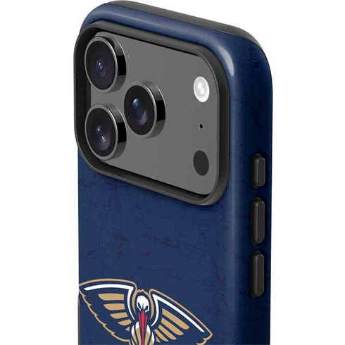 NBA New Orleans Pelicans Distressed iPhone 17 Pro Max Impact Case