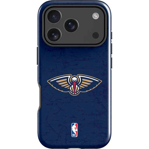 NBA New Orleans Pelicans Distressed iPhone 18 Pro Impact Case