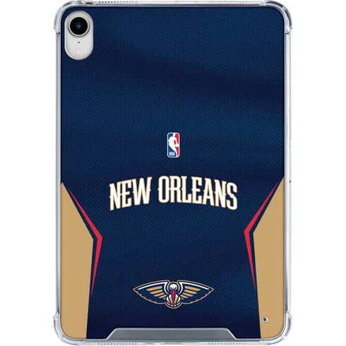 NBA New Orleans Pelicans Jersey iPad 11th Gen (2025) Clear Case