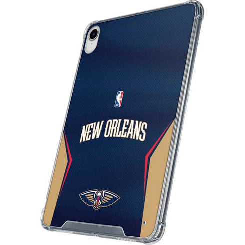 NBA New Orleans Pelicans Jersey iPad 11th Gen (2025) Clear Case