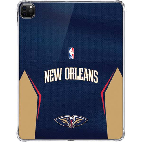 NBA New Orleans Pelicans Jersey iPad Pro 11in (2024) Clear Case