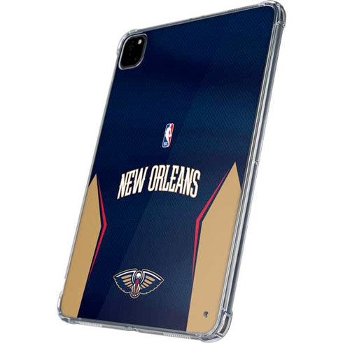 NBA New Orleans Pelicans Jersey iPad Pro 11in (2024) Clear Case