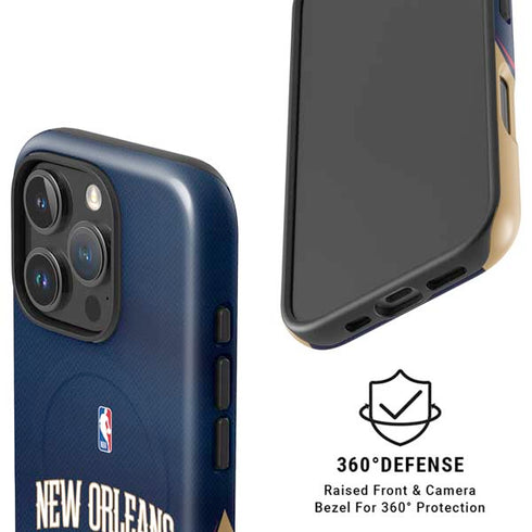 NBA New Orleans Pelicans Jersey iPhone 16 Pro Magsafe Impact Case