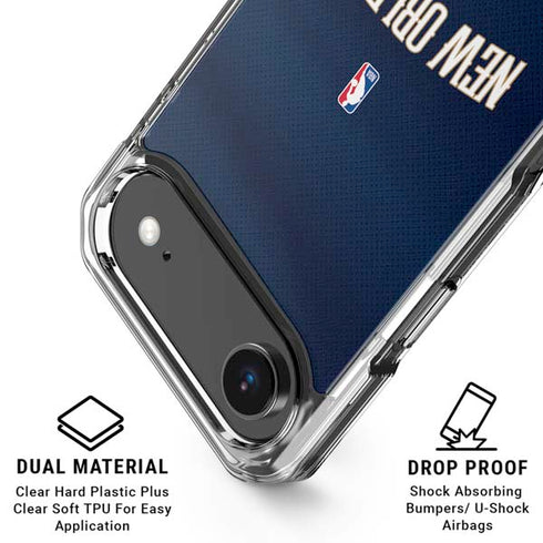 NBA New Orleans Pelicans Jersey iPhone 17 Air Clear Case