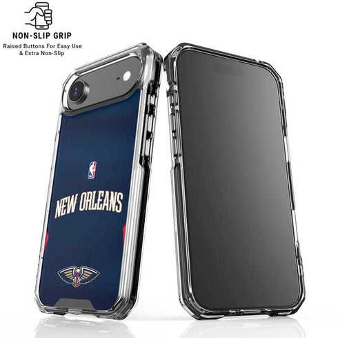 NBA New Orleans Pelicans Jersey iPhone 17 Air Clear Case