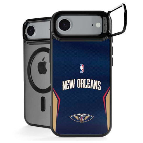NBA New Orleans Pelicans Jersey iPhone 17 Air Kickstand Case