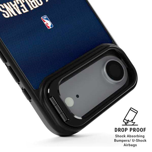 NBA New Orleans Pelicans Jersey iPhone 17 Air Kickstand Case