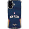 NBA New Orleans Pelicans Jersey iPhone 17 Clear Case