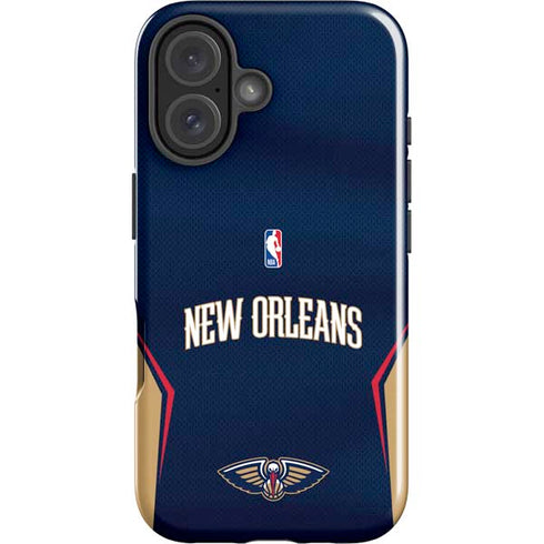 NBA New Orleans Pelicans Jersey iPhone 17 Impact Case
