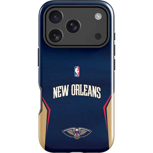 NBA New Orleans Pelicans Jersey iPhone 17 Pro Max Impact Case