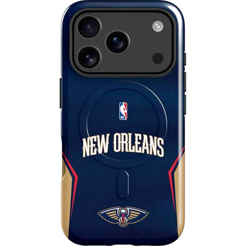 NBA New Orleans Pelicans Jersey iPhone 17 Pro Max Magsafe Impact Case