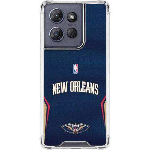 NBA New Orleans Pelicans Jersey Moto G Stylus 5G (2025) Clear Case
