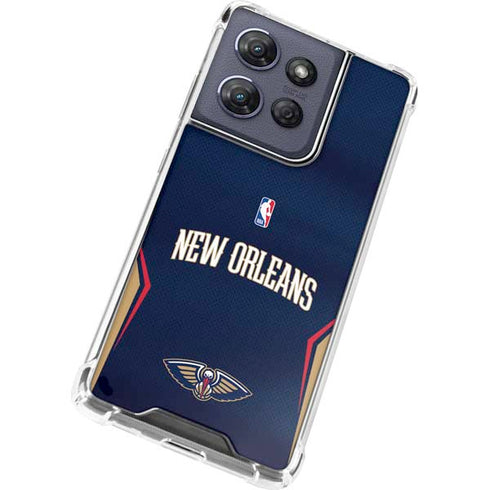 NBA New Orleans Pelicans Jersey Moto G Stylus 5G (2025) Clear Case