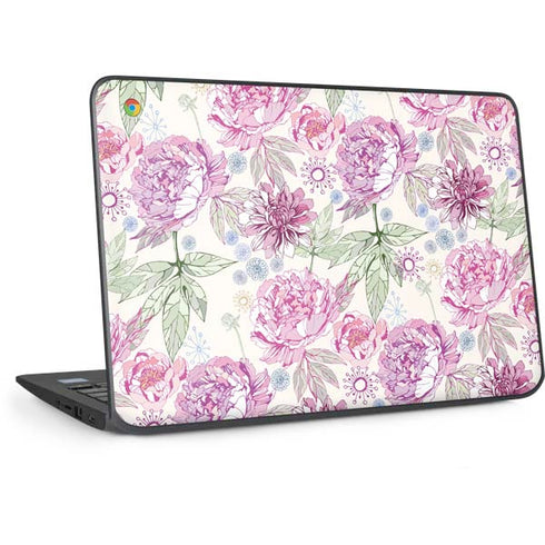 Peony HP Chromebook Skin
