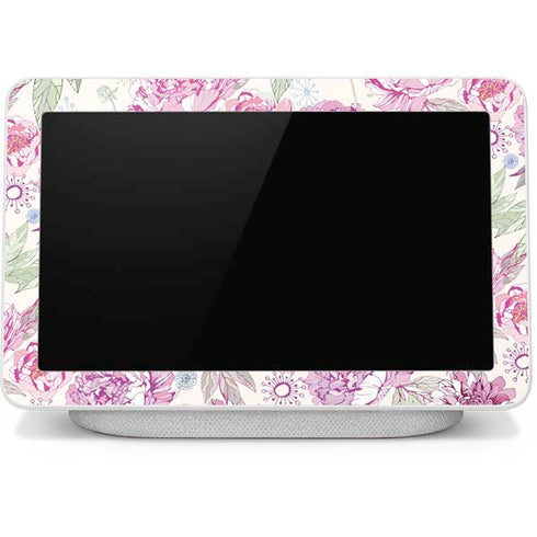 Peony Google Home Hub Skin