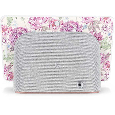 Peony Google Home Hub Skin