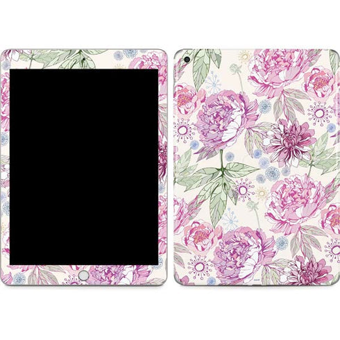 Peony Apple iPad Skin