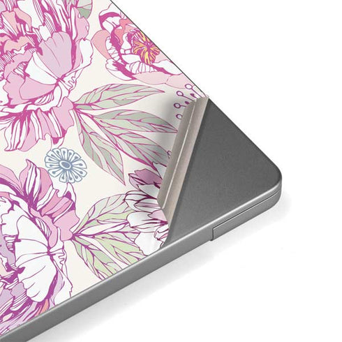 Peony Apple MacBook Pro 14-inch Skin