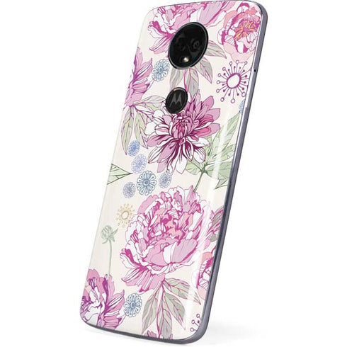 Peony Moto E5 Plus Skin