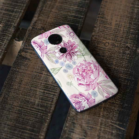 Peony Moto E5 Plus Skin