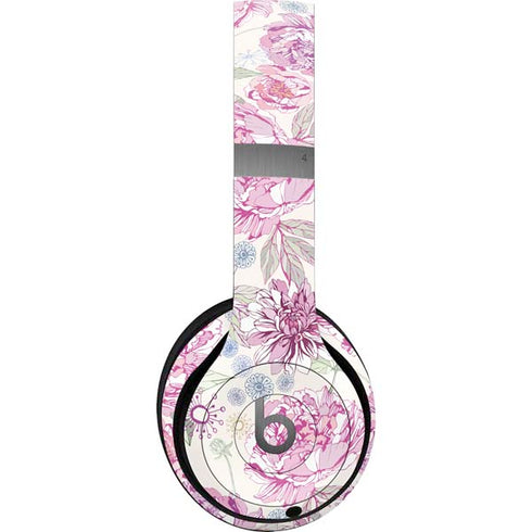 Peony Beats Solo 4 Wireless Headphones Skin