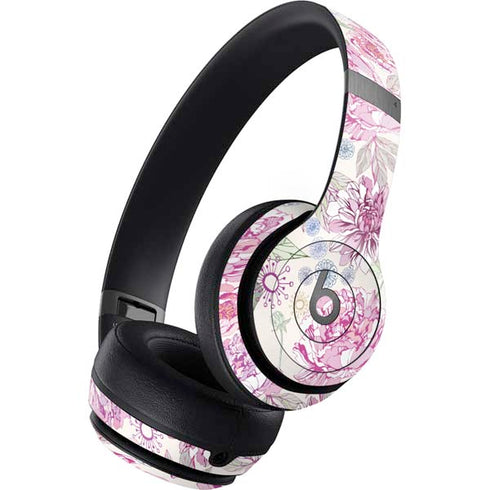 Peony Beats Solo 4 Wireless Headphones Skin