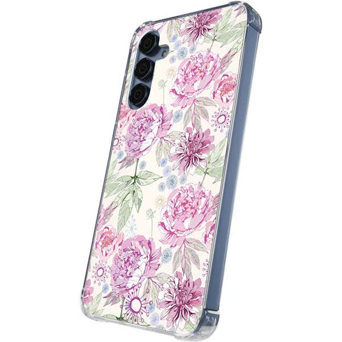Peony Galaxy A55 5G Clear Case