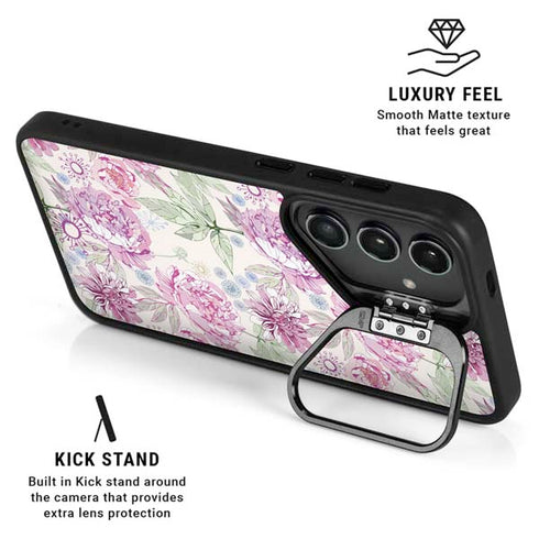 Peony Galaxy S24 Kickstand Case
