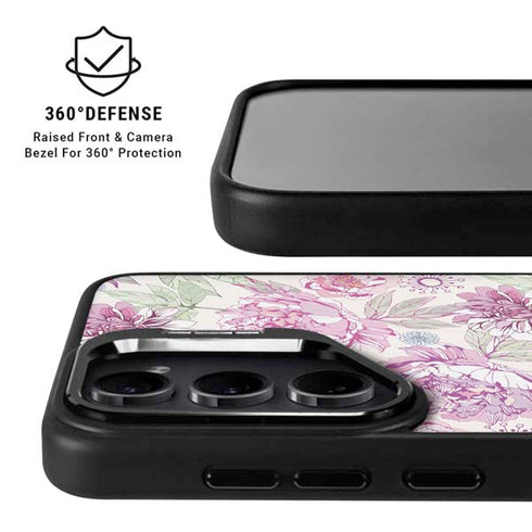 Peony Galaxy S25 Kickstand Case