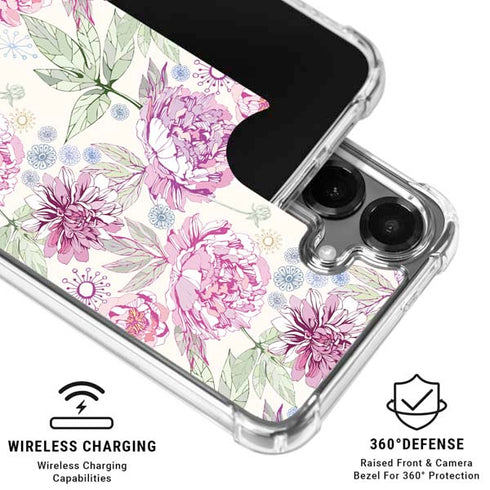 Peony Galaxy S26 Plus Clear Case