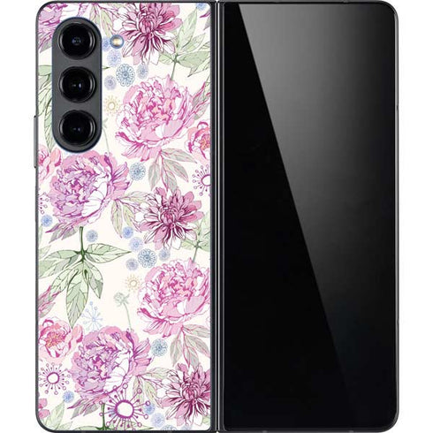 Peony Galaxy Z Fold5 5G Skin