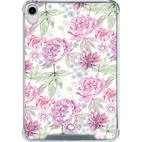 Peony iPad 11th Gen (2025) Clear Case