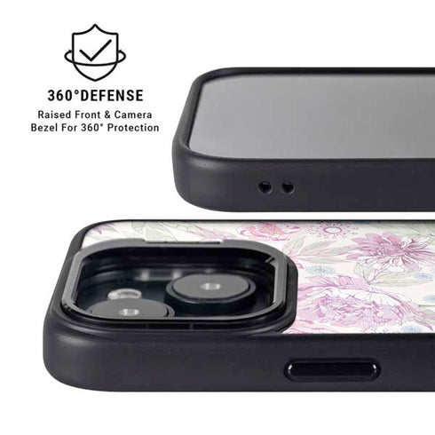 Peony iPhone 14 Kickstand Case