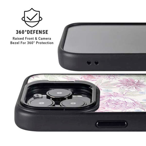 Peony iPhone 14 Pro Kickstand Case