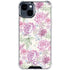 Peony iPhone 15 Clear Case