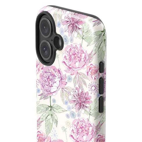 Peony iPhone 16 Impact Case