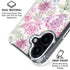 Peony iPhone 16 Plus Clear Case