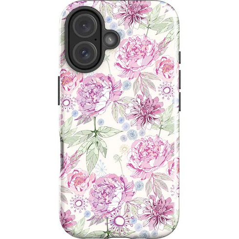 Peony iPhone 16 Plus Impact Case