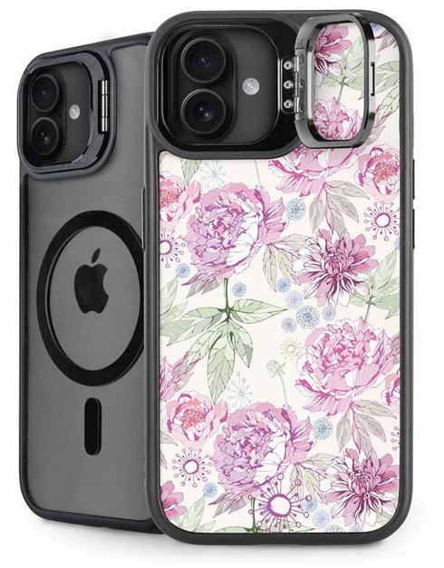 Peony iPhone 16 Plus Kickstand Case