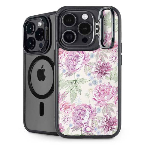 Peony iPhone 16 Pro Kickstand Case